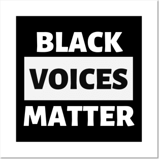 BLACK VOICES MATTER Posters and Art